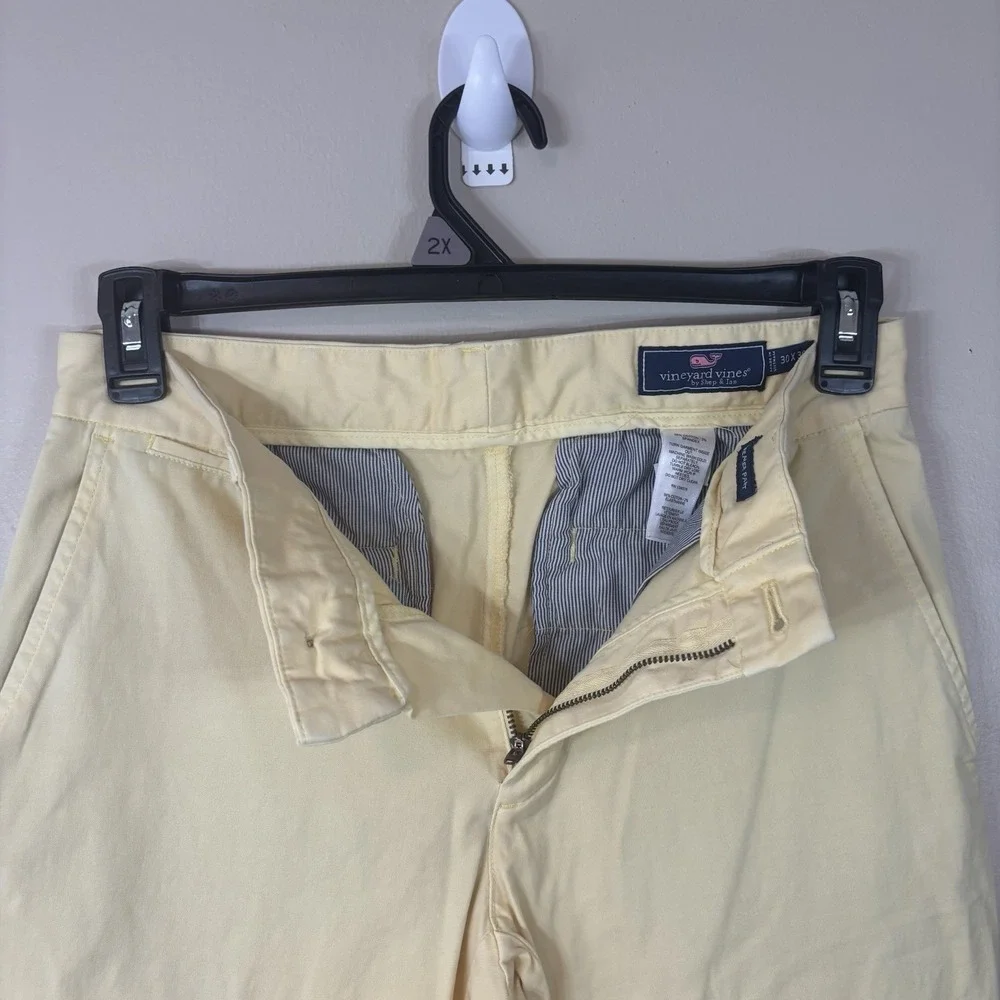 Vineyard Vines Breaker Pants Men's Size 30 X 29(Tag Reads 30) Soft Yellow